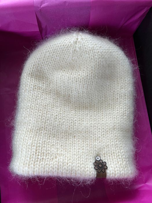 Czapka dwustronna/podwójna z moherem