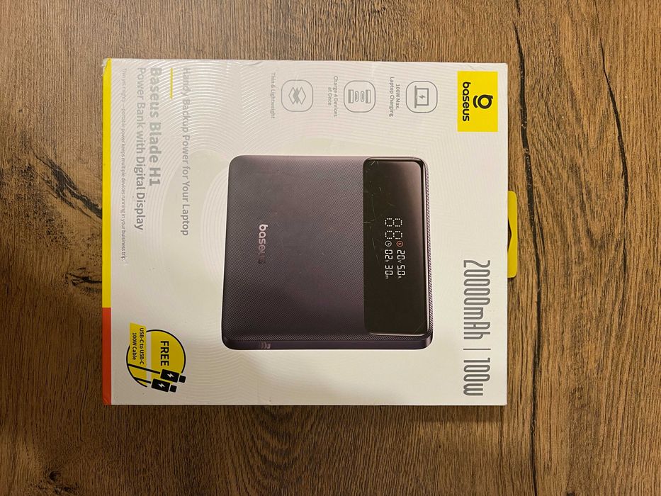Ladowarka Baseus Blade H1 | Power Bank 20000 mAh | Szybkie ładowania