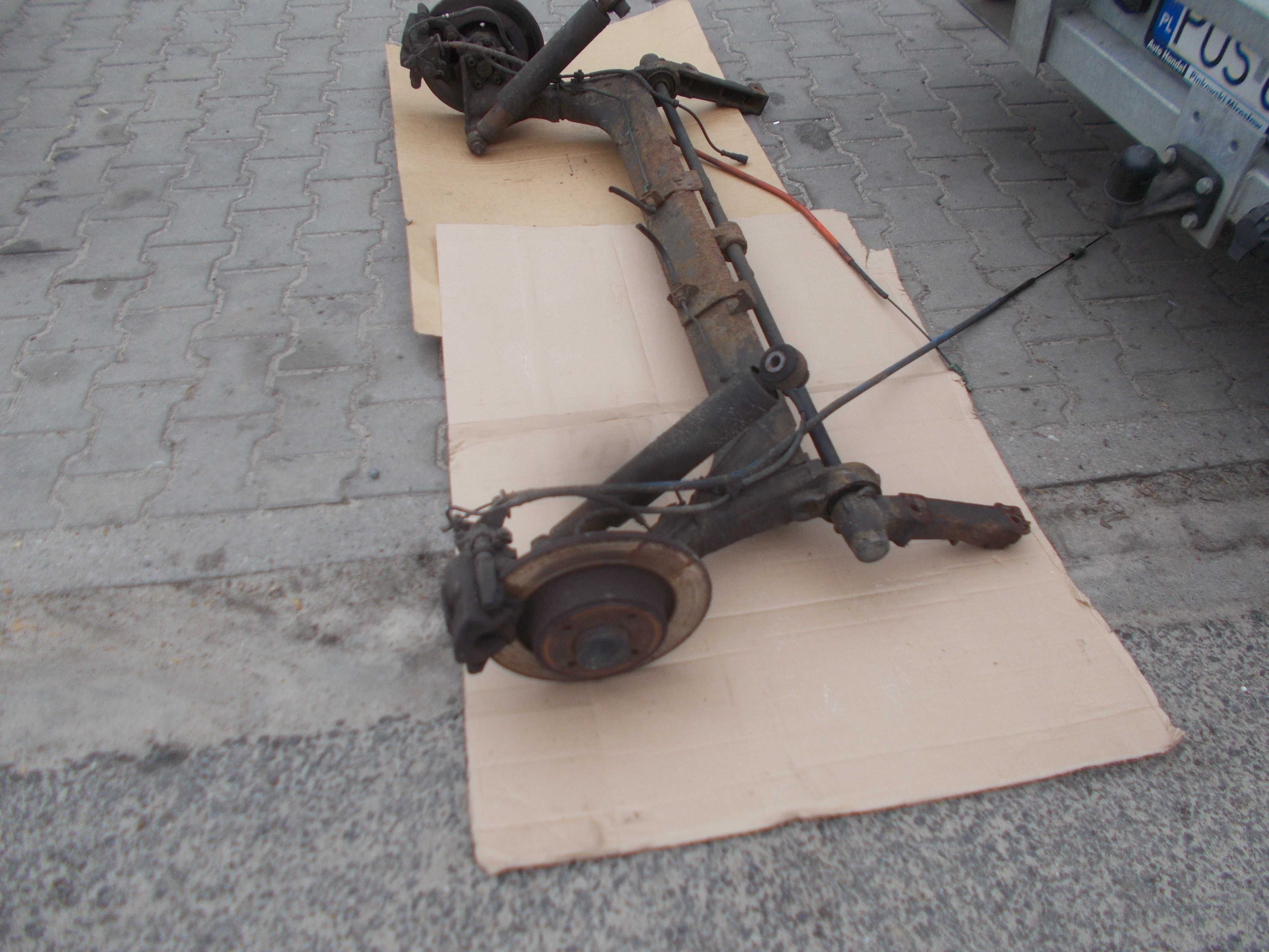 Belka Tylka Renault Scenic 1 LIFT Kompl Demontaz zawieszenie OŚ tylna