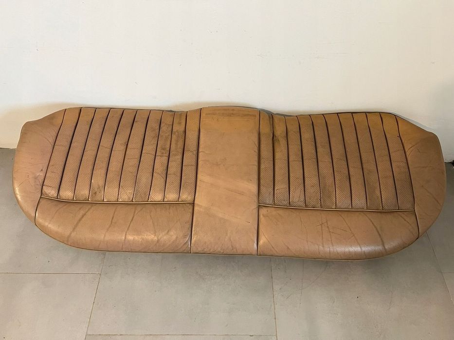 KANAPA SIEDZISKO SIEDZENIE TYŁ SKÓRA KREMOWA MERCEDES W126 SE SEL