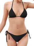 Strój kąpielowy Bikini dwuczęściowy "M" B0727W1ZM4 (CZARNY)