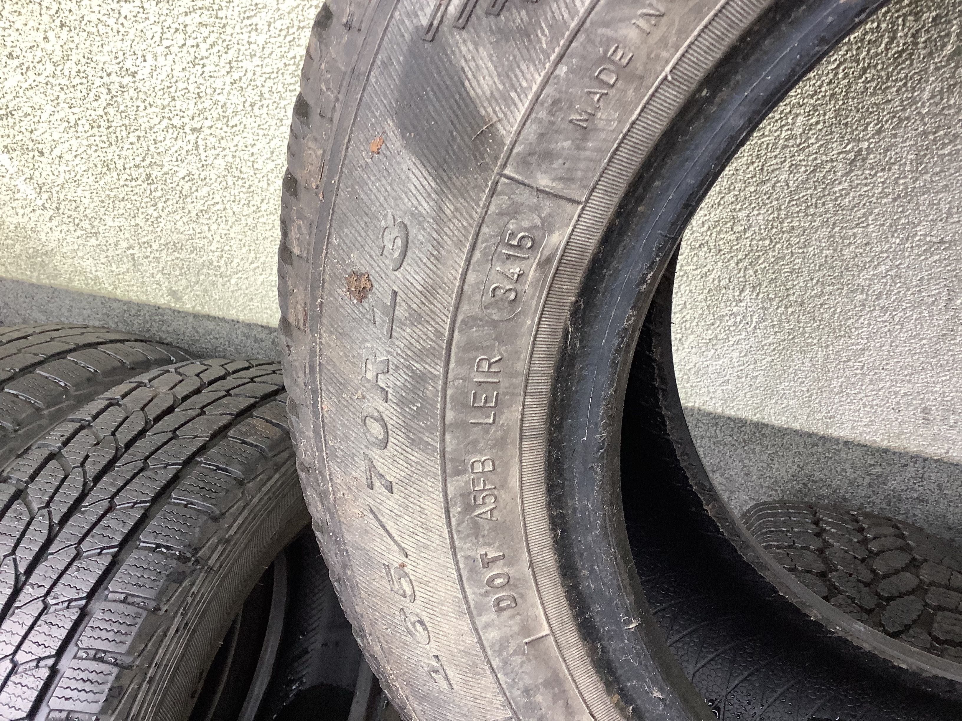 DĘBICA 165/70r13 4szt opony zima zimowe 7mm 2015r