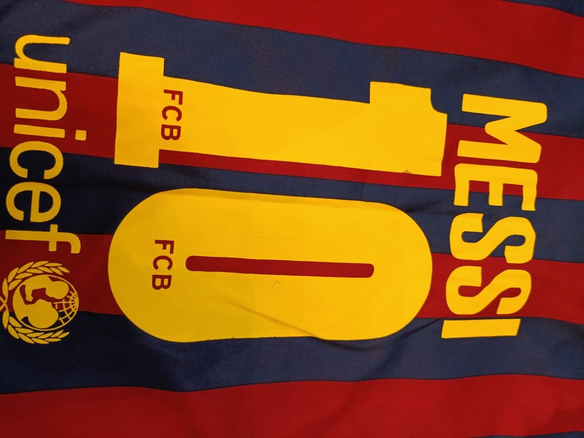 Футбольна футболка FCB 10 MESSI QATAR AIRWAYS всі питання в лс