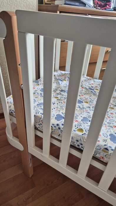 Ліжко дитяче ВЕРЕС, VERES монако біло-букове