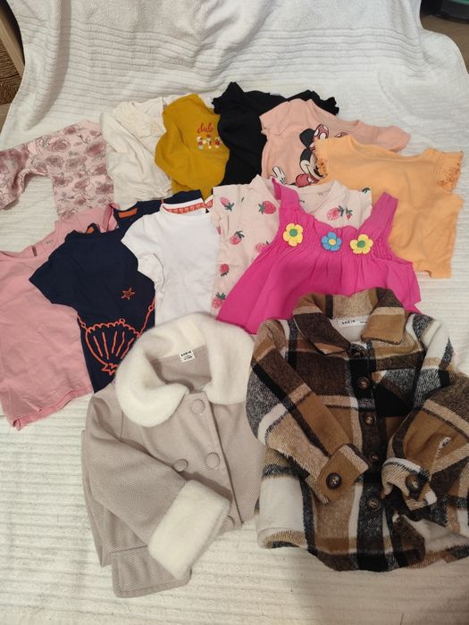 Pack 39 peças Roupa Menina 09-12m