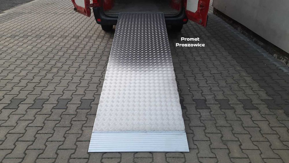 Rampa Aluminiowa 325cm x 100cm do 1.2T. Najazd Podjazd pod Paleciak