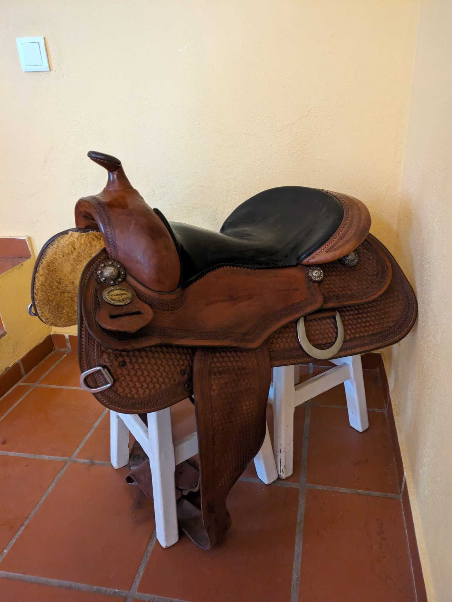 Reining Saddle original da america *sela americana*