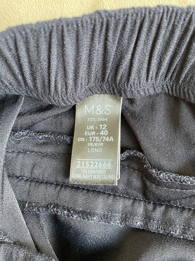 M&S Joggery z lampasami r 12/ 40