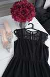 Sukienka koronka elegancka czarna H&M 34/36