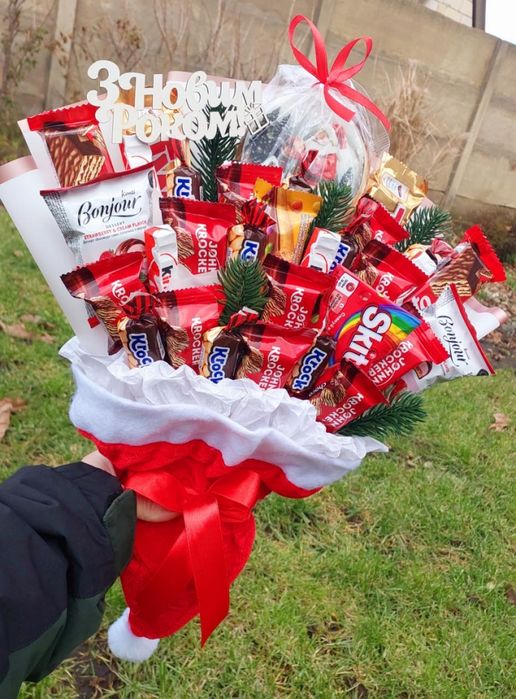 Дитячий подарунок,подарунок на Миколая,солодкі букети