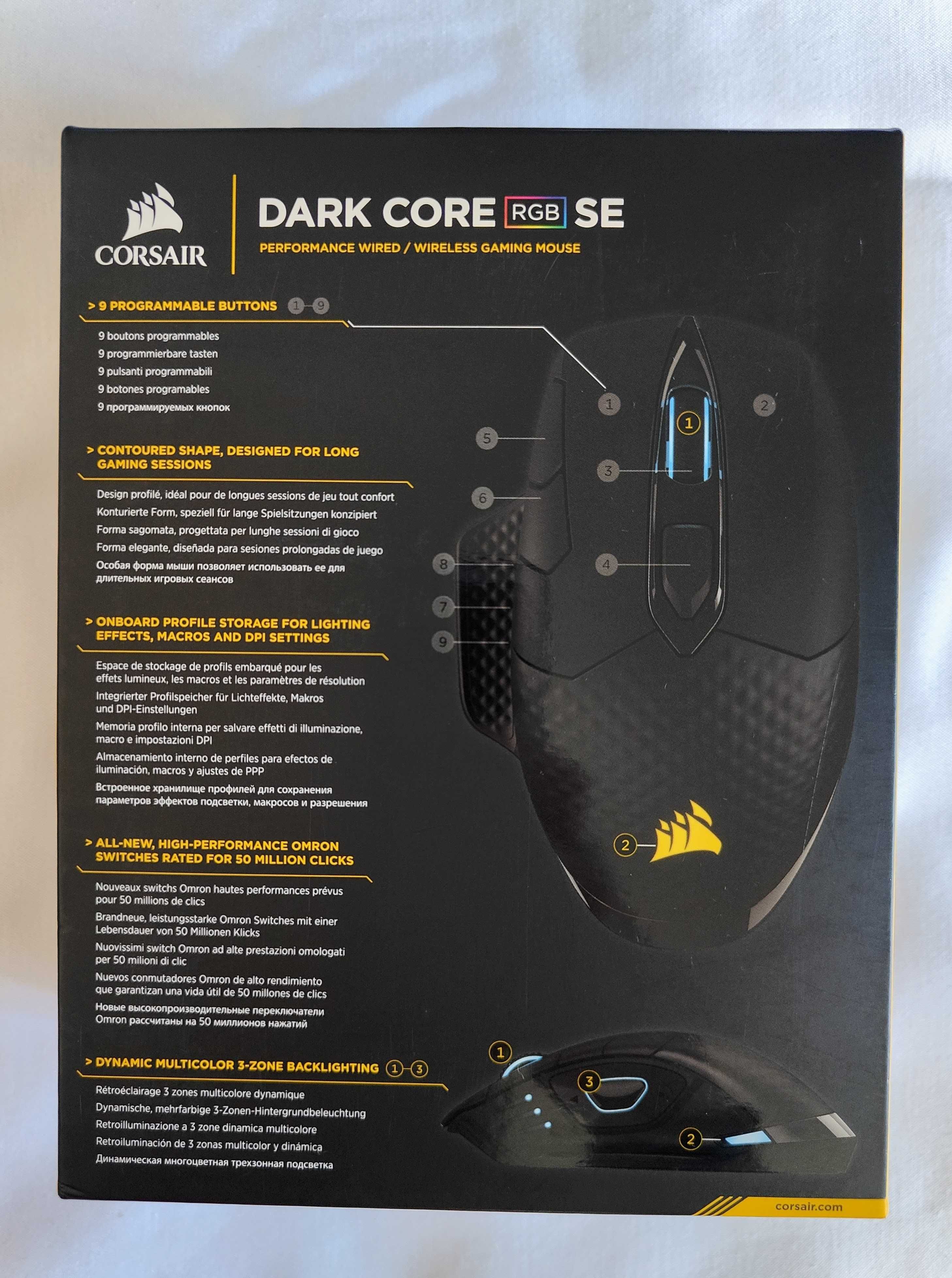 Rato Corsair Dark Core RGB SE (Wireless/Wired)