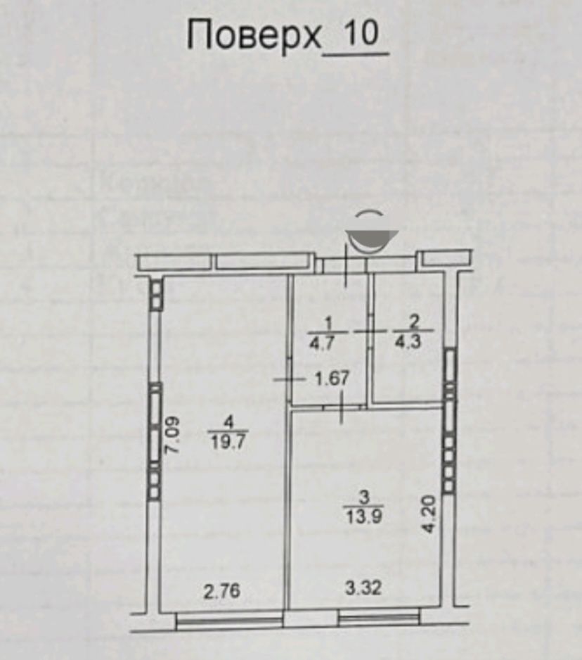 Продам квартиру 43м2. Ціна ШАРА!