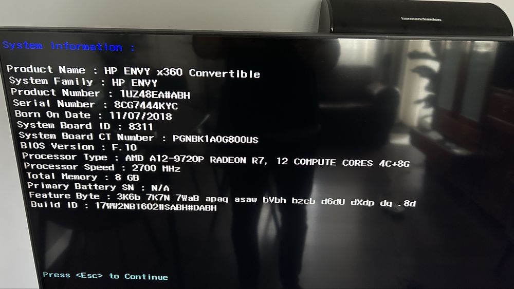 Sprzedam laptop uszkodzony envy x360 15m