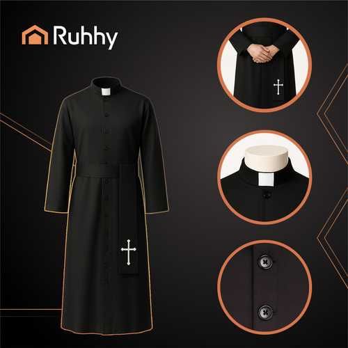 Strój księdza na Halloween Przebranie Kostium na bal strój karnawał