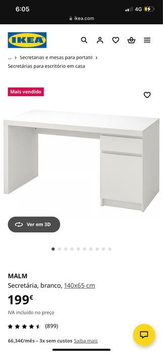 MALM Desk – IKEA64285456495105124