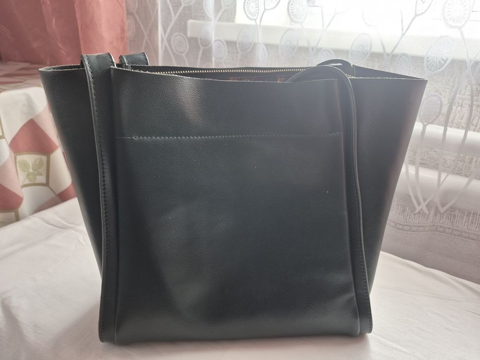 Шкіряна сумка шопер