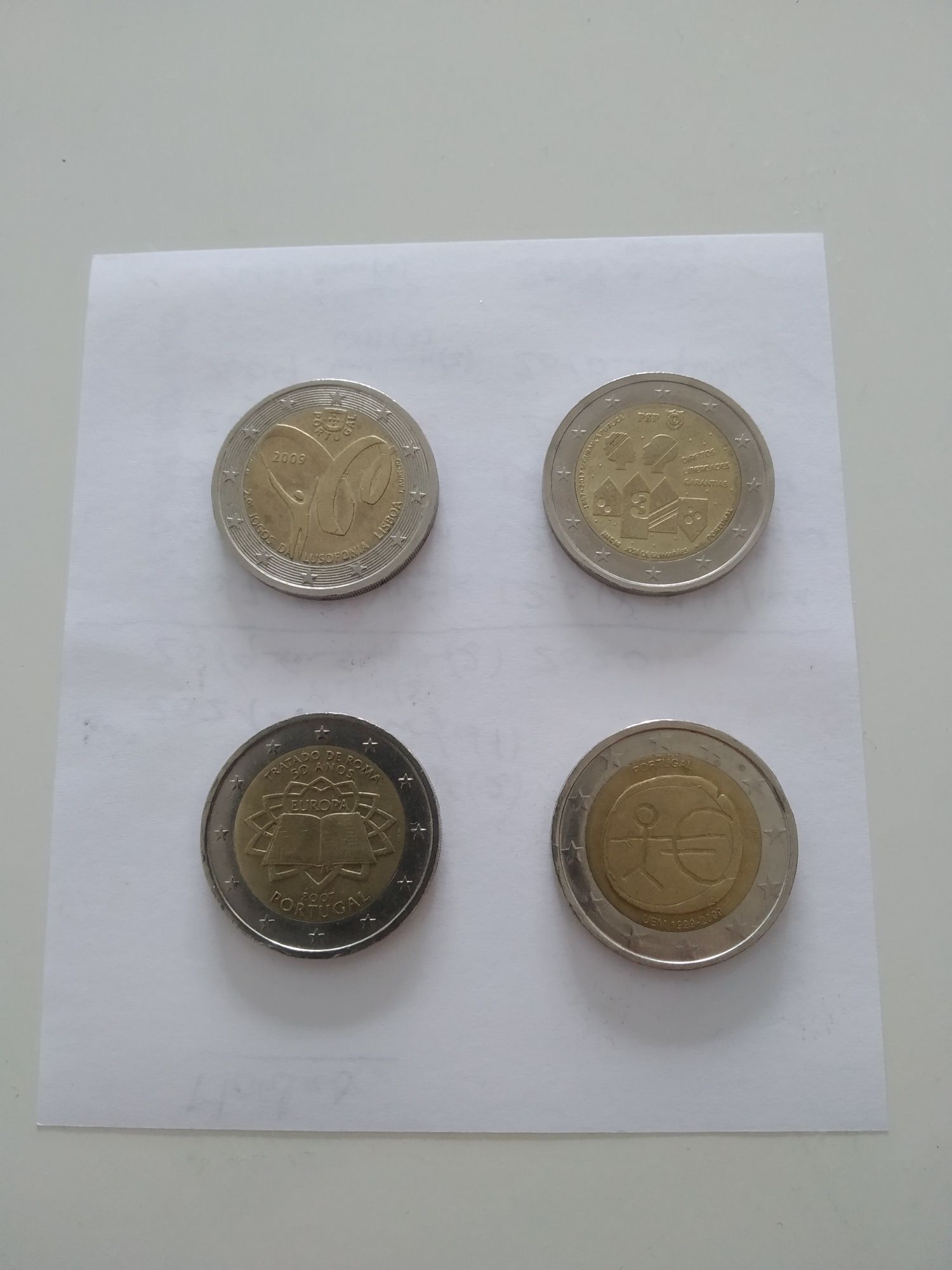 Moedas 2€ comemorativas Portugal