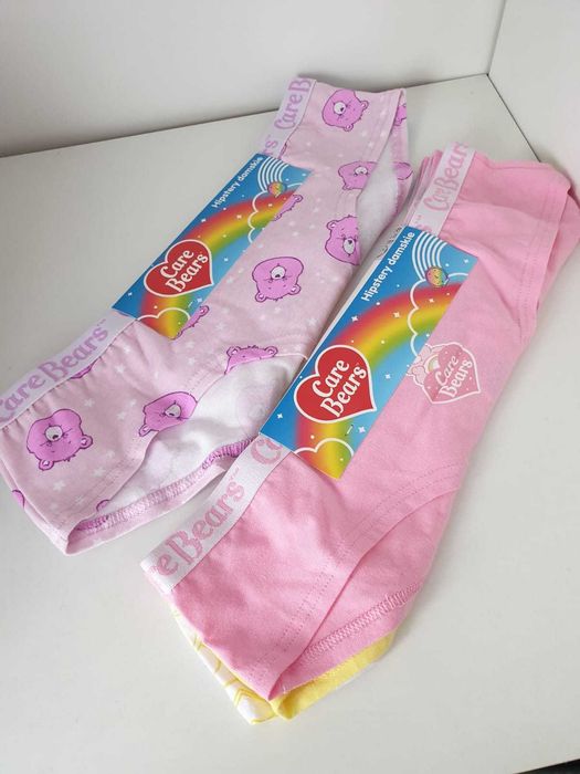 2 zestawy majtek hipstery troskliwe misie L