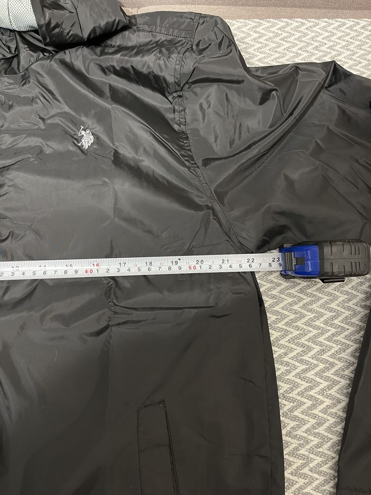 Нова спортивна куртка U.S. POLO USPA Solid Windbreaker Black