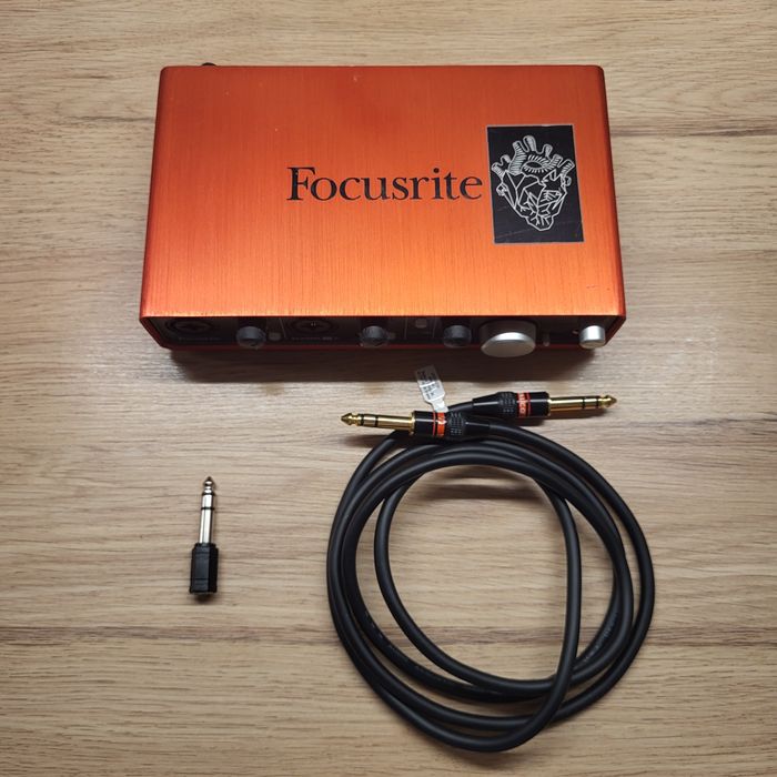 Focusrite scarlett 2i4 +WTYK JACK 6.3 - JACK 6.3 mm stereo