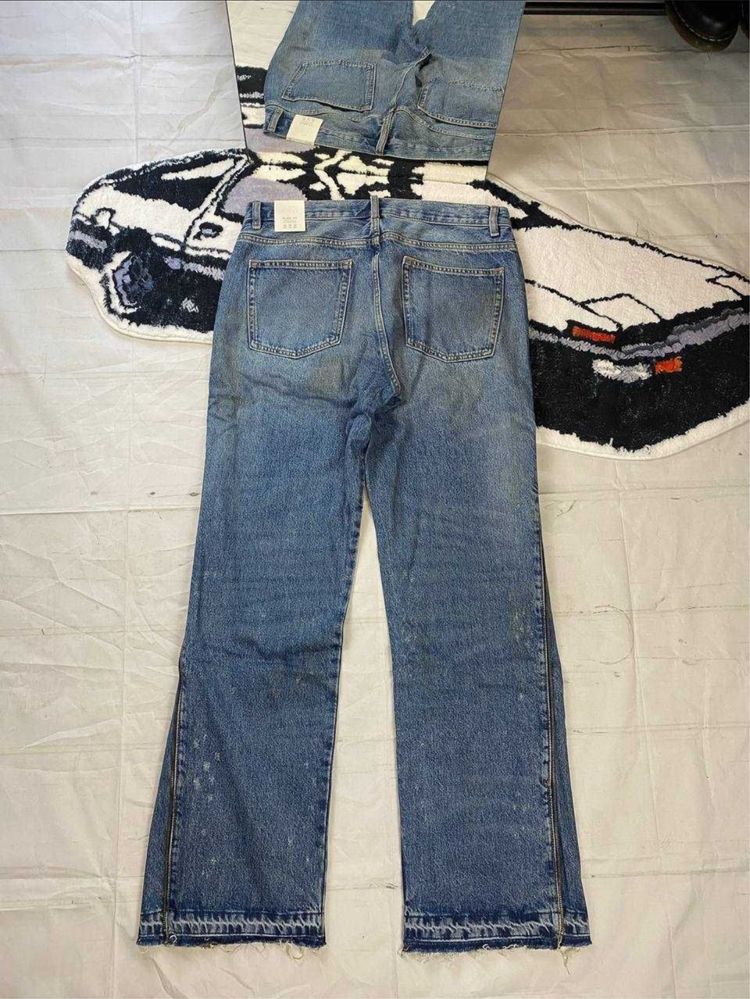 Zara flared zip jeans всі кольори