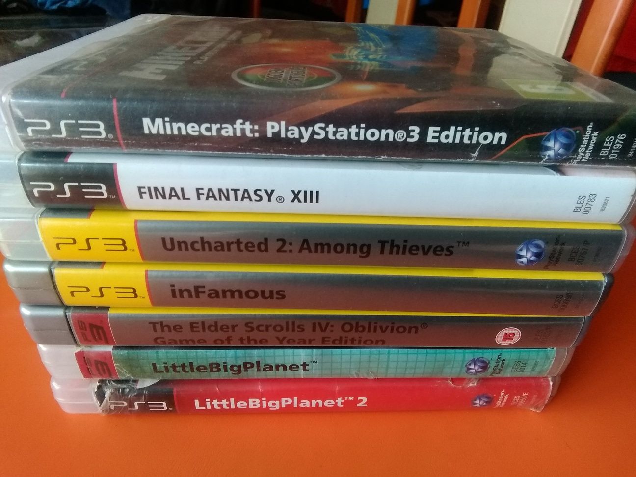 Jogos para  PS3  -  7 jogos