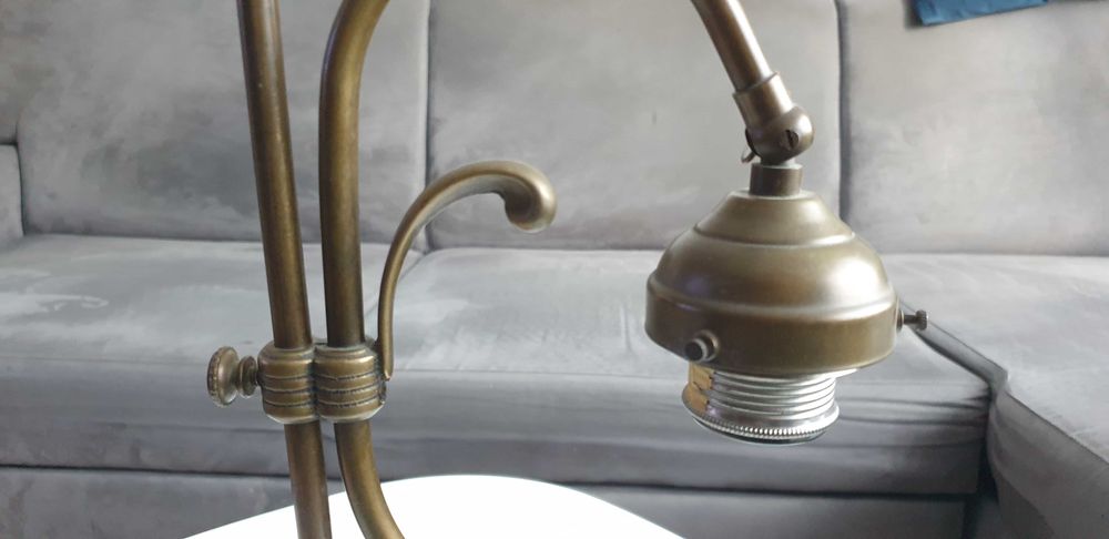 Starocie z Gdyni - Lampa biurkowa ART DECO UNIKAT sprawna