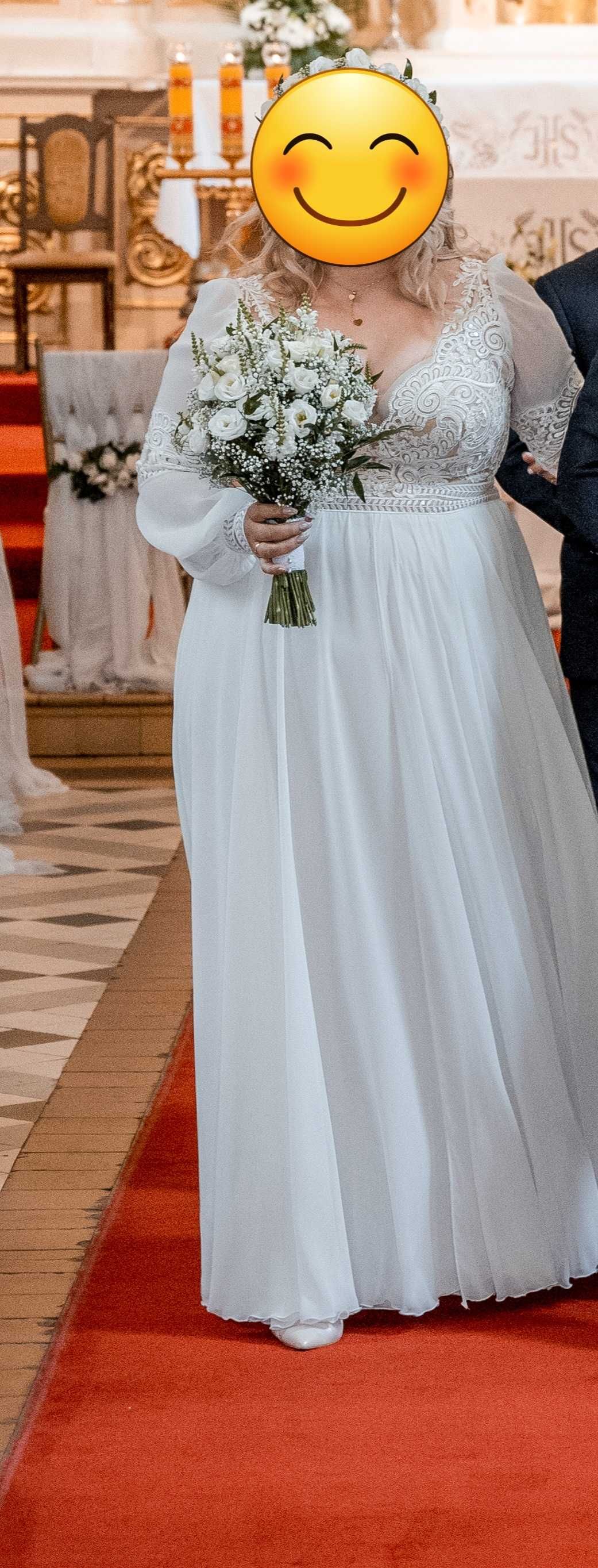 Suknia ślubna boho