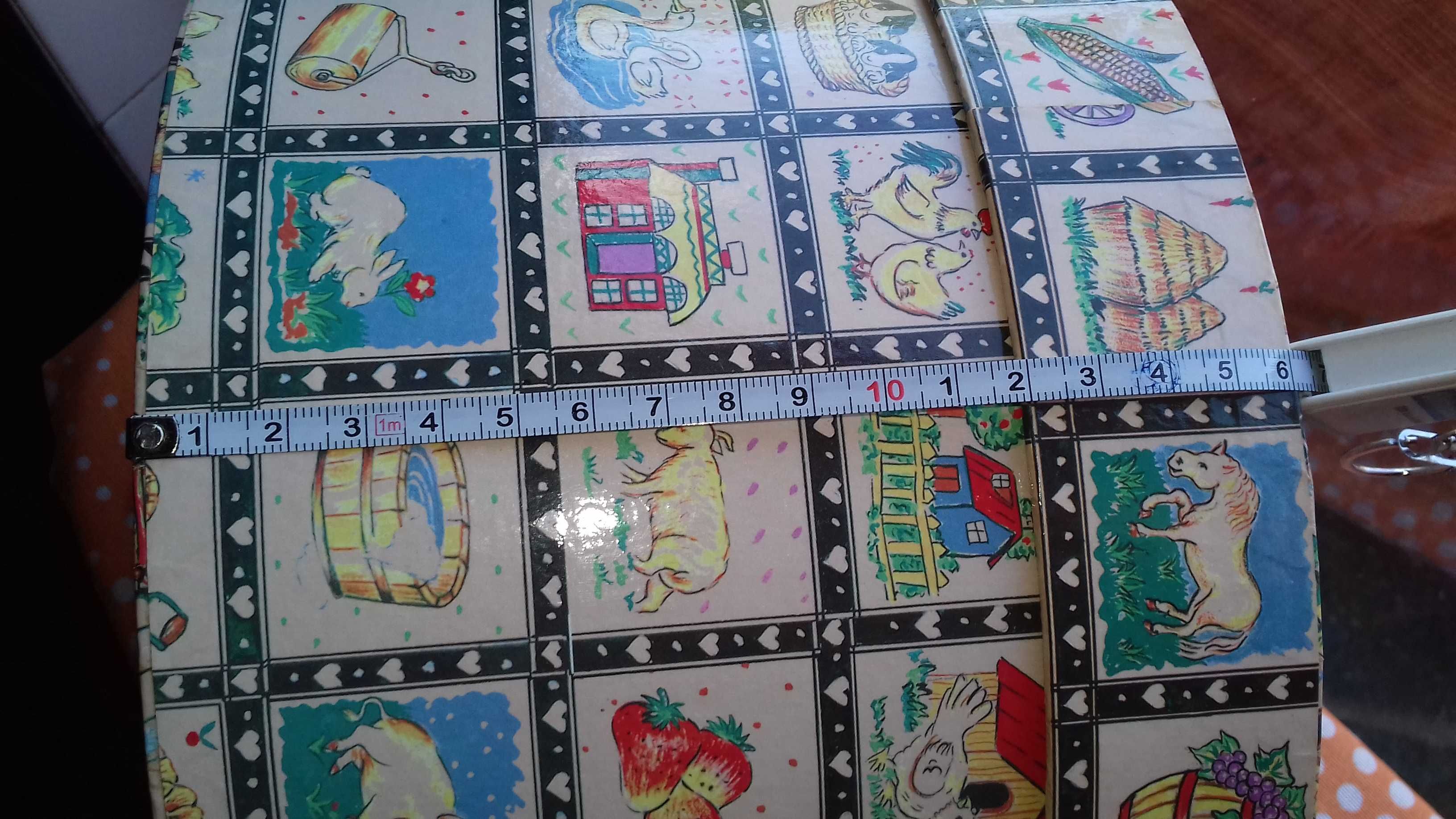 caixa personalizada / com padrão animais