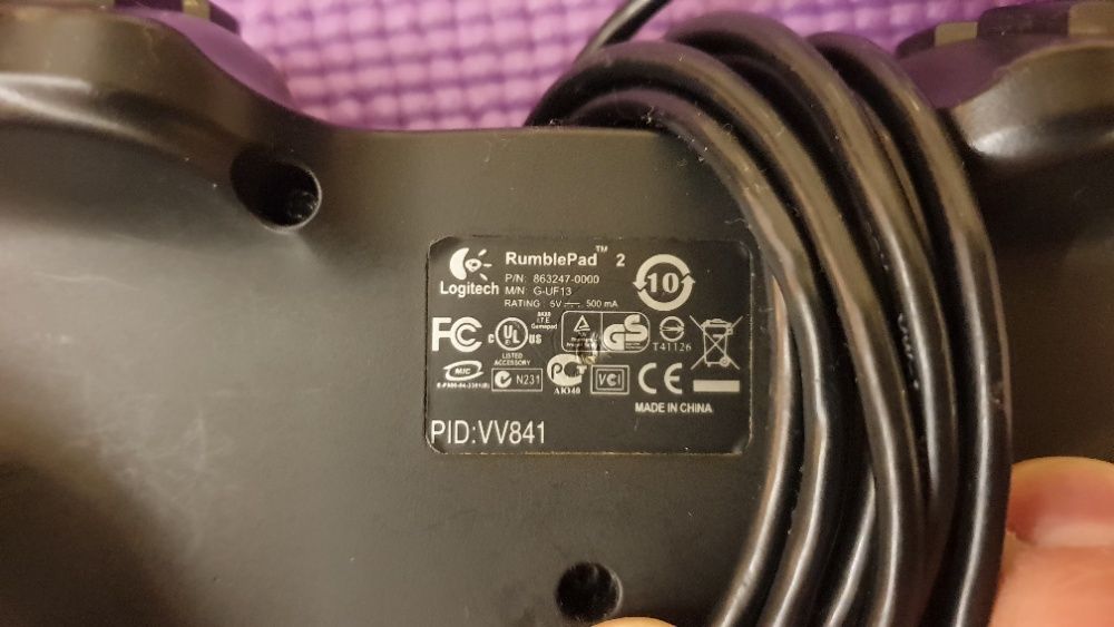 Pady 2x Logitech RumblePad 2