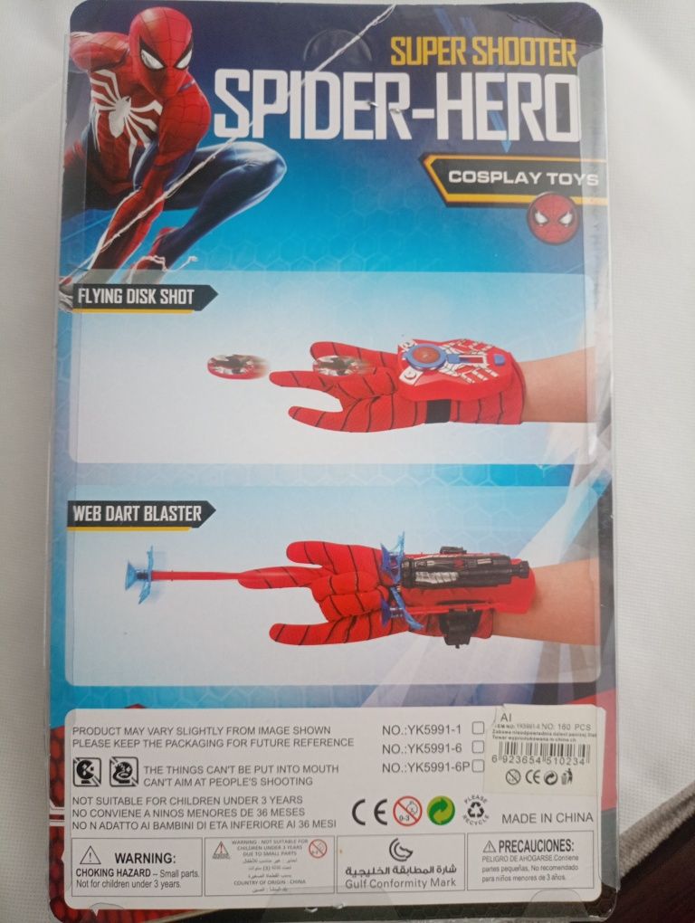 Wyrzutnia strzałek Spiderman