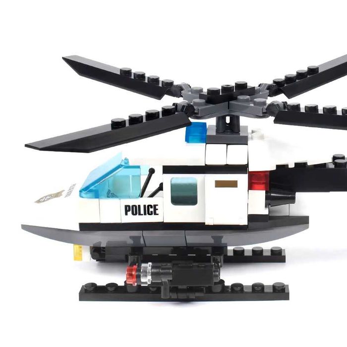 Конструктор Вертолет 21см Вертоліт полиция сумісний Лего Lego сити