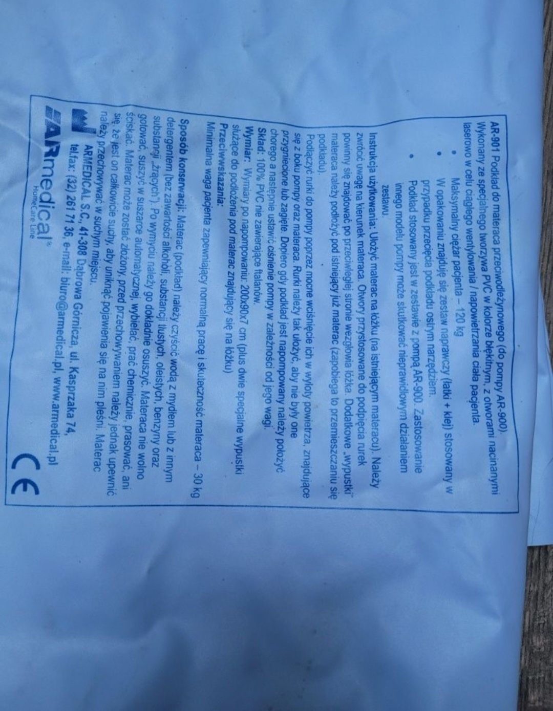 Intec materac przeciwodleżynowy+ pompa