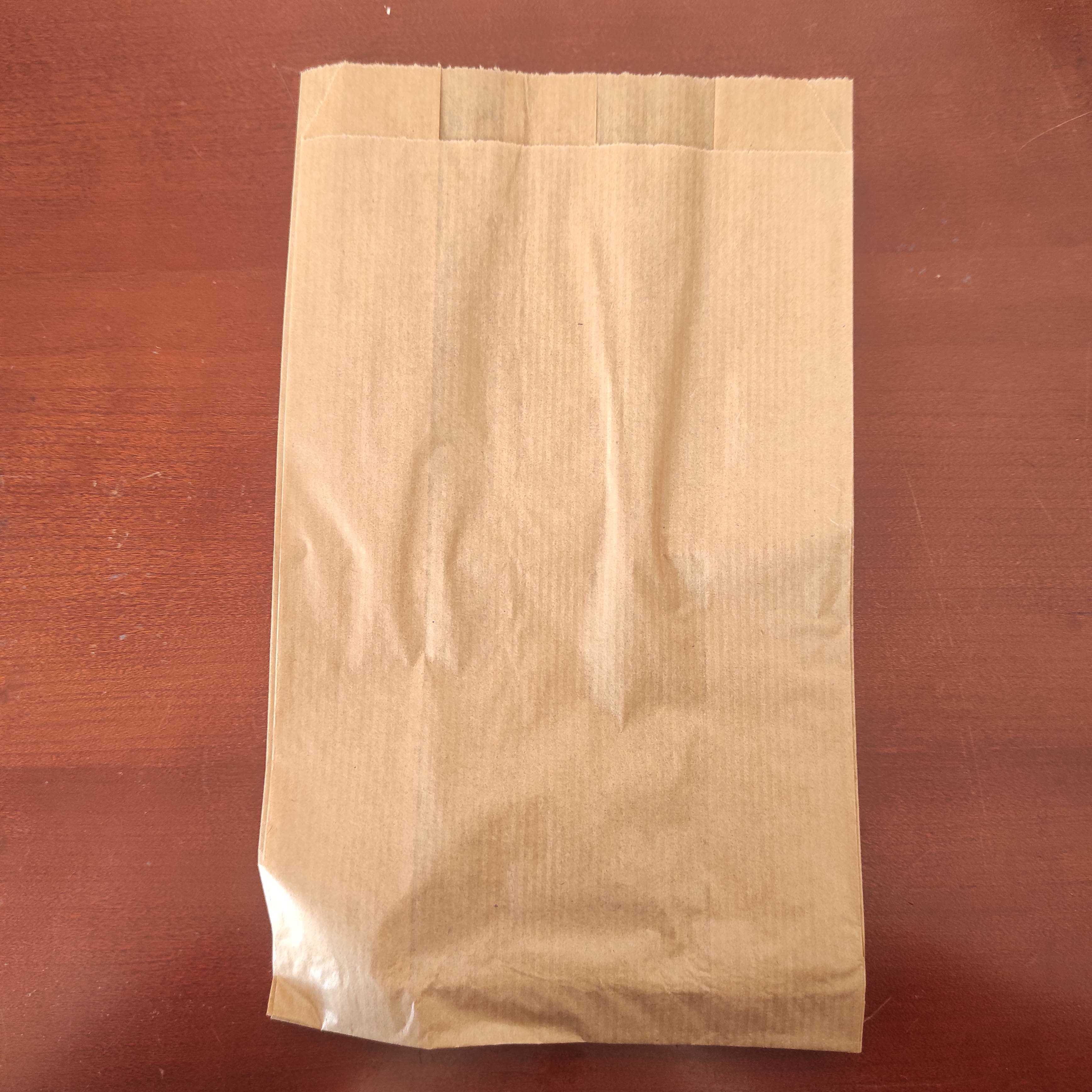 Sacos papel Kraft sem asas 14+7x24 cm 2780 unidades servem para tudo