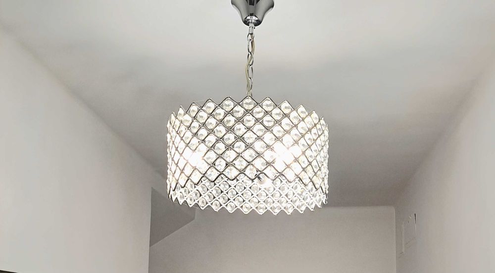 Lampa wisząca  -chrom