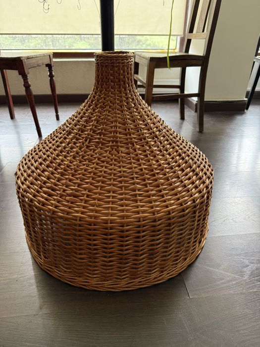 Abajur candeeiro teto palha grandes