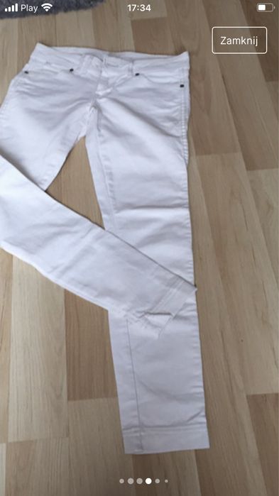 Białe Wrangle damskie r.S