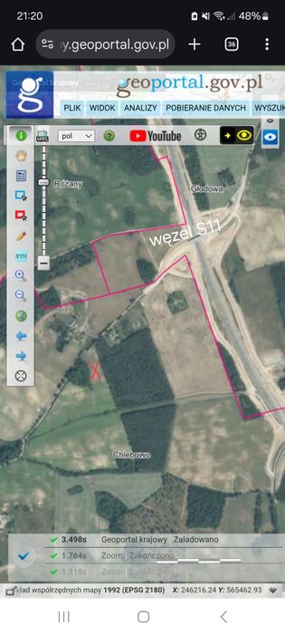 Działka budowlana 2113m2