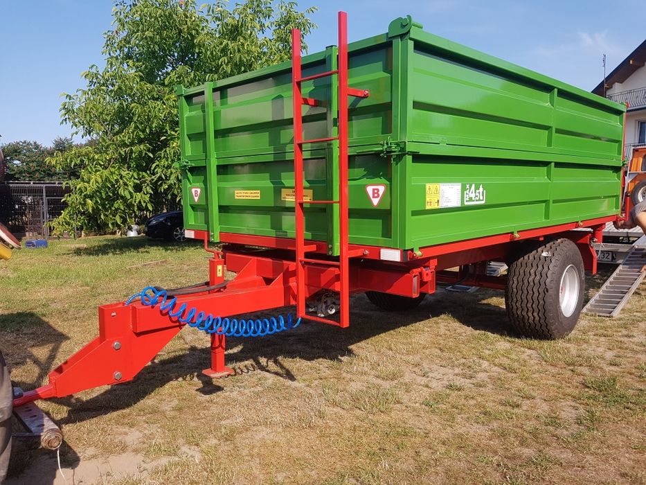 Przyczepa jednoosiowa wywrotka 3-str 3-6ton