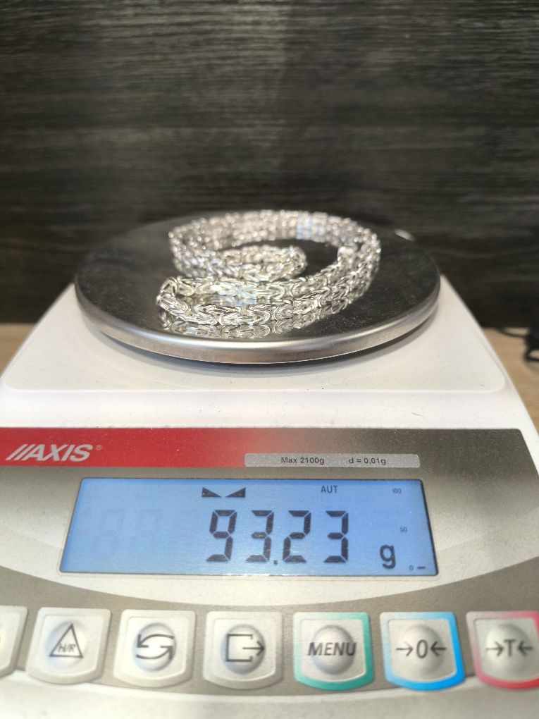 Łańcuszek srebrny Królewski 64cm 93gr