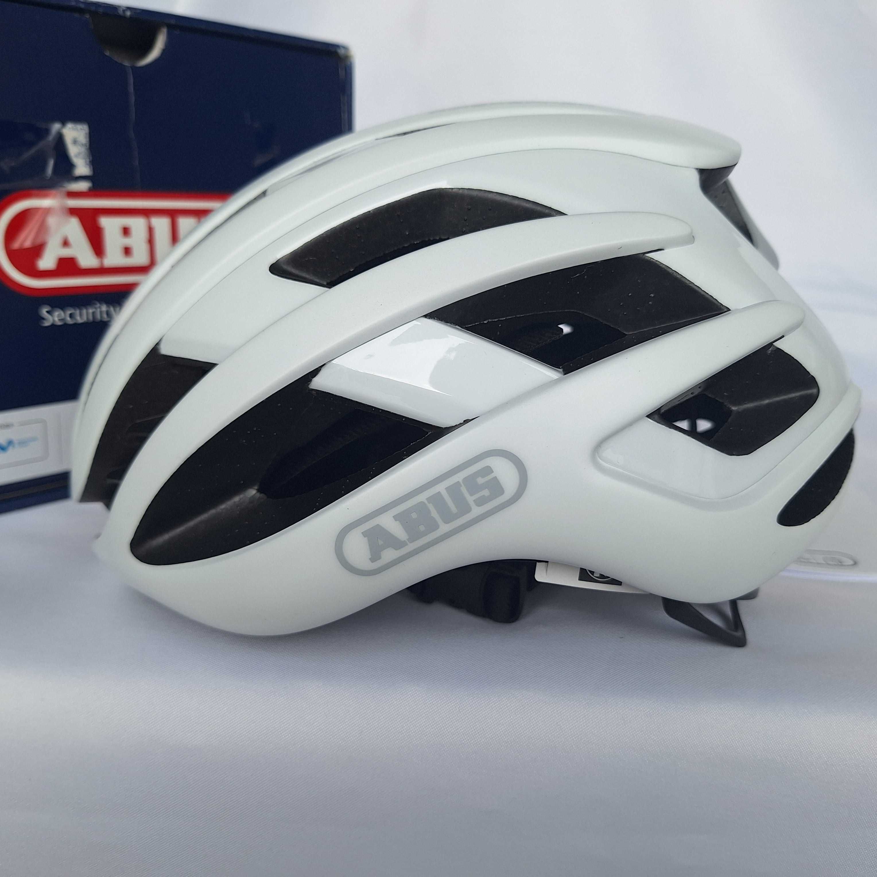 Kask rowerowy szosowy Abus AirBreaker Polar White Matt S 51-55cm