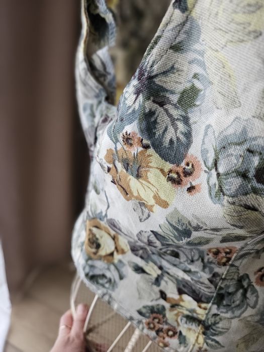 Wyjatkowa Kamizelka damska Rozmiar xL/ L Bawełna Grubsza Floral Print