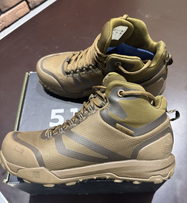 Кросівки  5.11 TACTICAL A/T MID WATERPROOF boot dark coyote