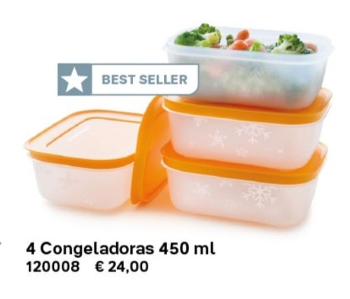 4 Congeladoras Tupperware