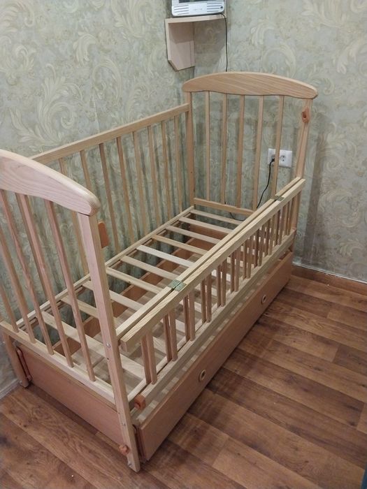 Кроватка Дитяче ліжечко з системою маятник