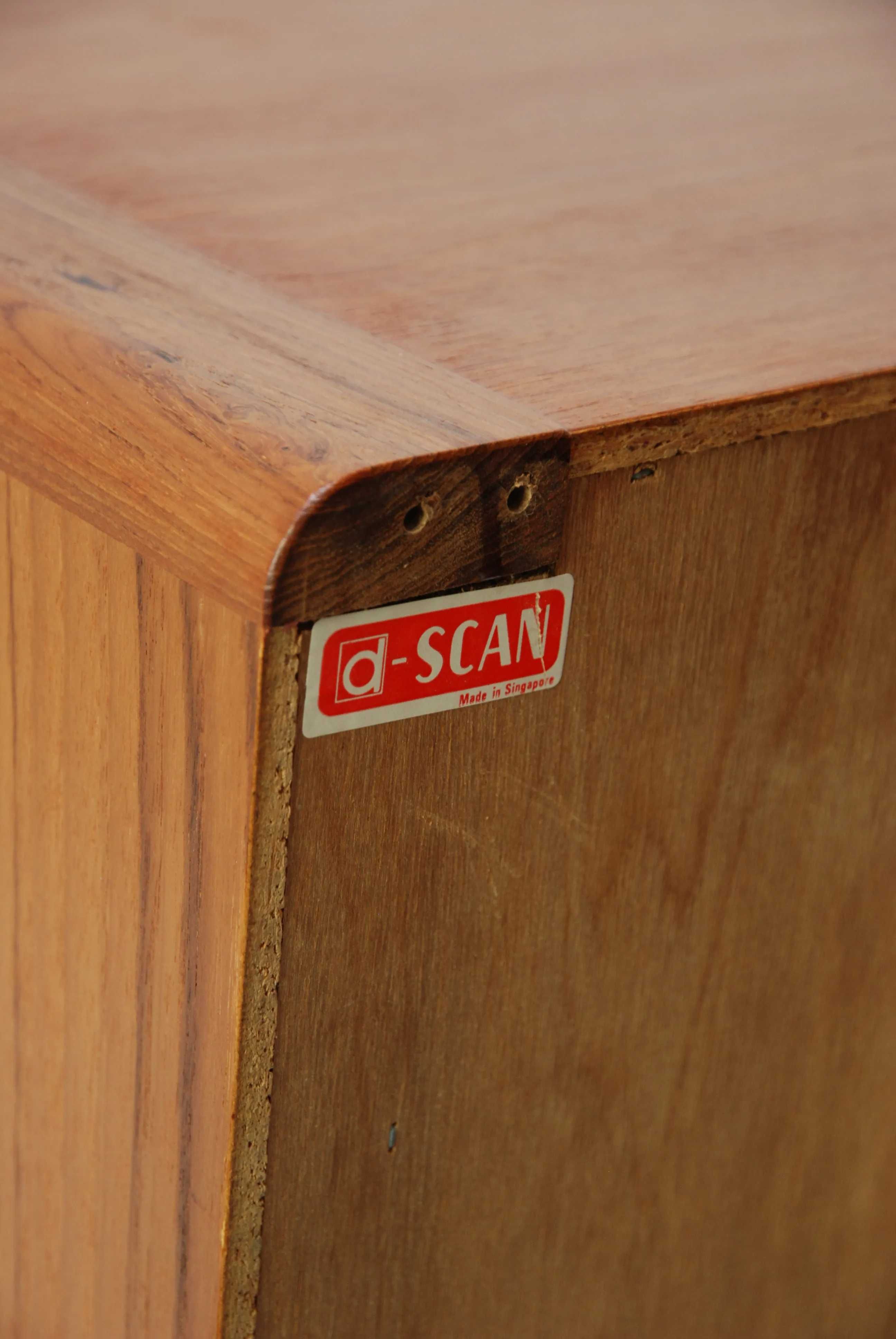 Szafki nocne lite drewno teak Dania lata 70/80