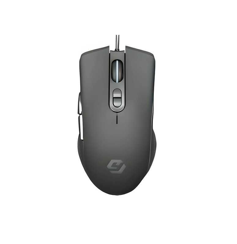 Myszka czarna gamingowa USB z podświetleniem RGB