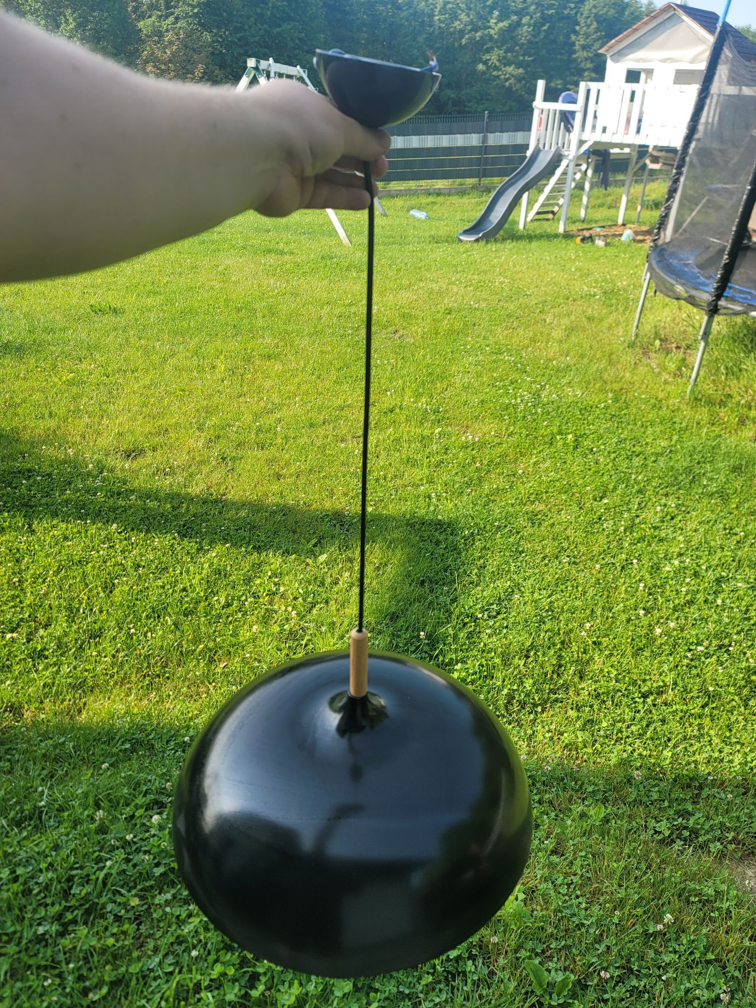 Lampa wisząca sufitowa skandynawska czarna