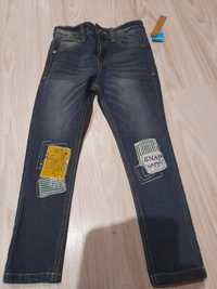 .44wo) spodnie jeans dla chłopca 110
