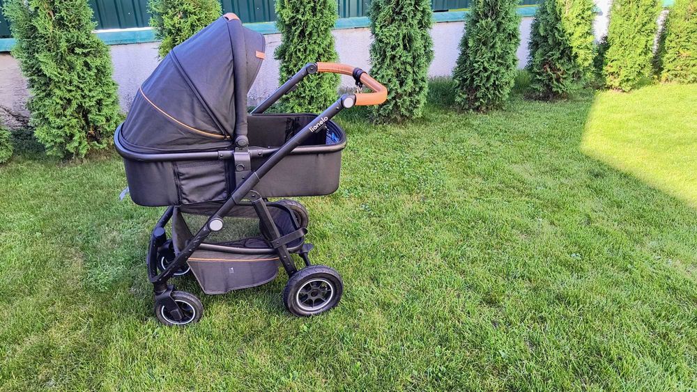 Коляска 3 в 1 Lionelo Amber Grey Graphite